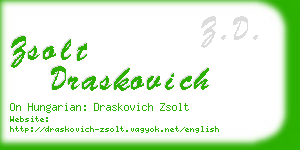 zsolt draskovich business card